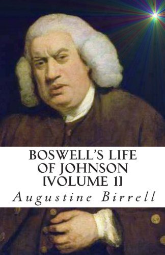 Cover for James Boswell · Boswell's Life of Johnson (Paperback Book) (2011)