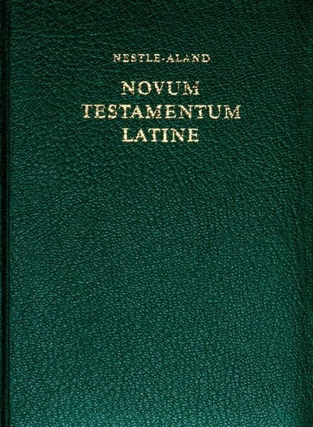Cover for German Bible Society · Nestle-Aland Novum Testamentum Latine (Hardcover) (Hardcover Book) (2015)