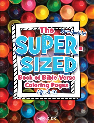 Cover for Rose Publishing · Super-Sized Book of Bible Verse Coloring Pages (Book) (2021)