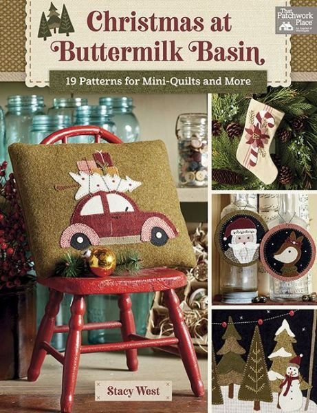 Cover for Stacy West · Christmas at Buttermilk Basin: 19 Patterns for Mini-Quilts and More (Paperback Book) (2019)