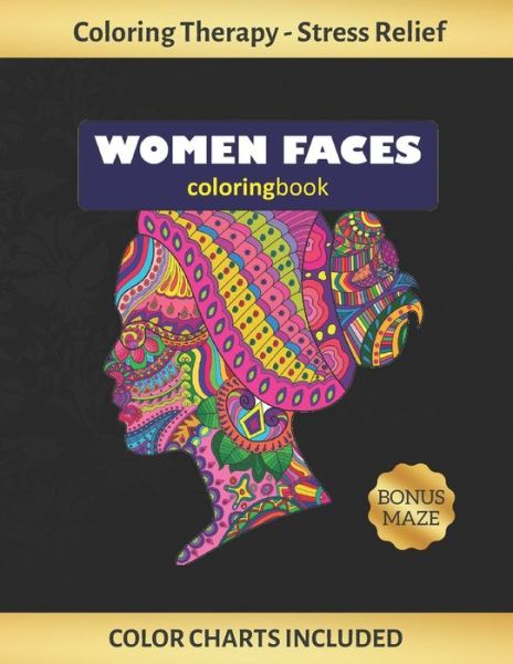 Cover for Inspired Colors · Woman Faces Coloring Book (Taschenbuch) (2019)