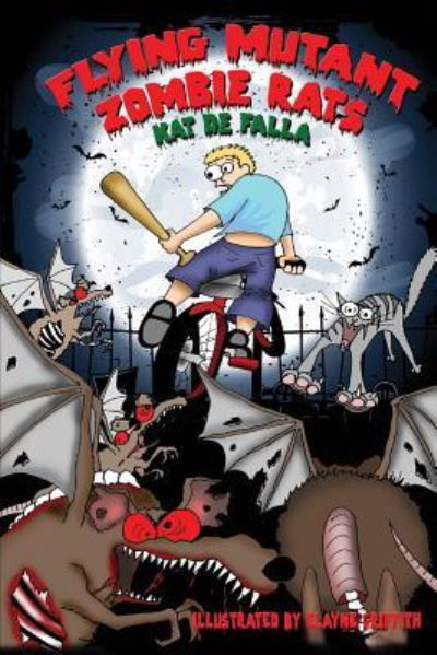 Cover for Kat De Falla · Flying Mutant Zombie Rats (Moto Maddie BMX Portal Book 1) (Paperback Bog) (2018)