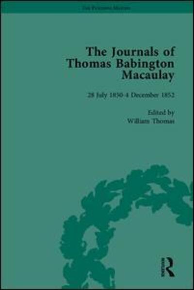 Cover for William Thomas · The Journals of Thomas Babington Macaulay - The Pickering Masters (Book) (2008)