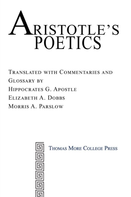 Cover for Hippocrates G Apostle · Aristotle's Poetics (Pocketbok) (2021)