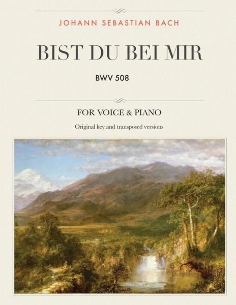 Cover for Johann Sebastian Bach · Bist du bei mir (Paperback Book) (2018)