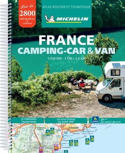 Cover for Michelin · Michelin atlas routier et touristique France Camping-Car &amp; Van (Spiral Book) (2021)
