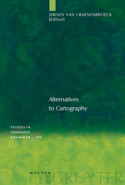 Cover for Jeroen Van Craenenbroeck · Alternatives to Cartography (Book) (2009)