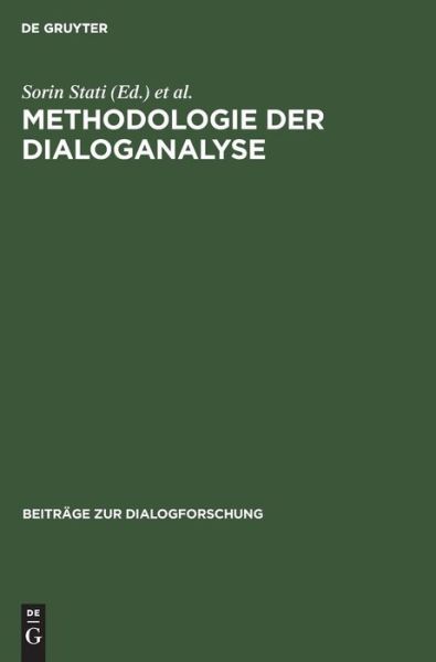 Cover for Methodologie der Dialoganalyse (Bok) (1992)