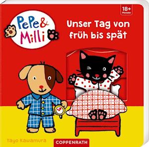 PePe & Milli: Unser Tag von früh bis spät - Yayo Kawamura - Książki - Coppenrath - 9783649643036 - 1 czerwca 2022