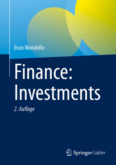 Cover for Enzo Mondello · Finance (Book) (2023)