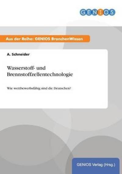 Cover for A Schneider · Wasserstoff- Und Brennstoffzellentechnologie (Paperback Book) (2015)