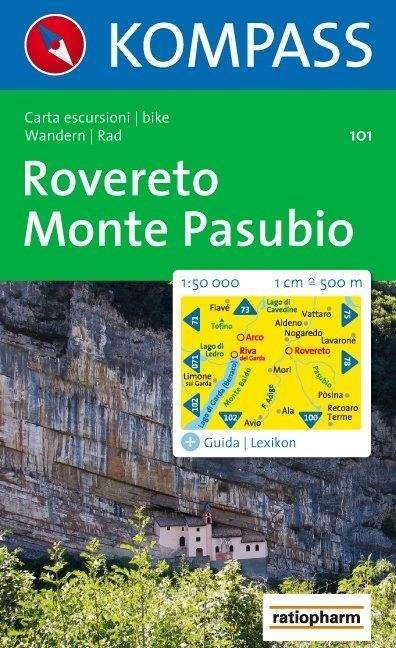 Cover for Rovereto · Kompass Kte. Monte Pasubio,Rovereto.101 (Bog)