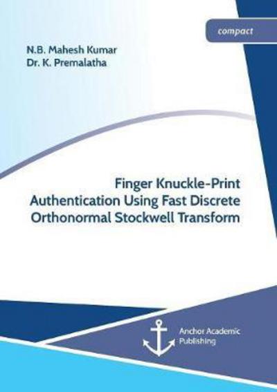 Cover for Kumar · Finger Knuckle-Print Authenticati (Book) (2017)