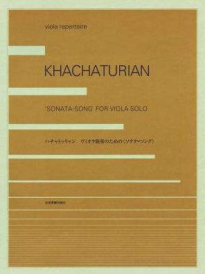 Cover for Aram Khachaturian · 'Sonata-Song' for Viola Solo (Book) (2012)