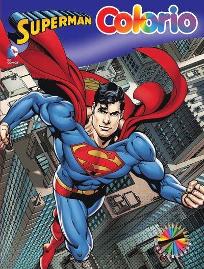 Cover for Färglägg: Superman - målarbok (Buch) (2021)