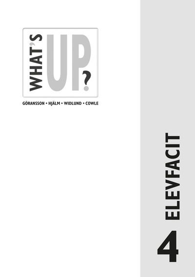 Cover for Andy Cowle · What's Up? 4, Elevfacit (Book) (2006)