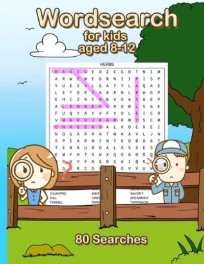 Cover for Chris Bacon · Wordsearch for kids aged 8-12 (Paperback Book) (2020)