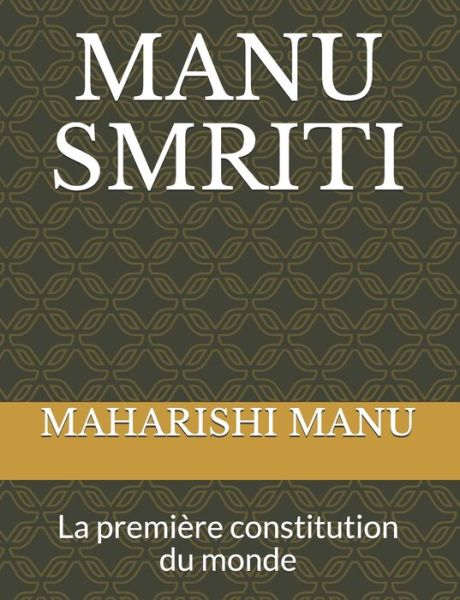 Cover for Mohan Kumar · Manu Smriti (Paperback Book) (2021)