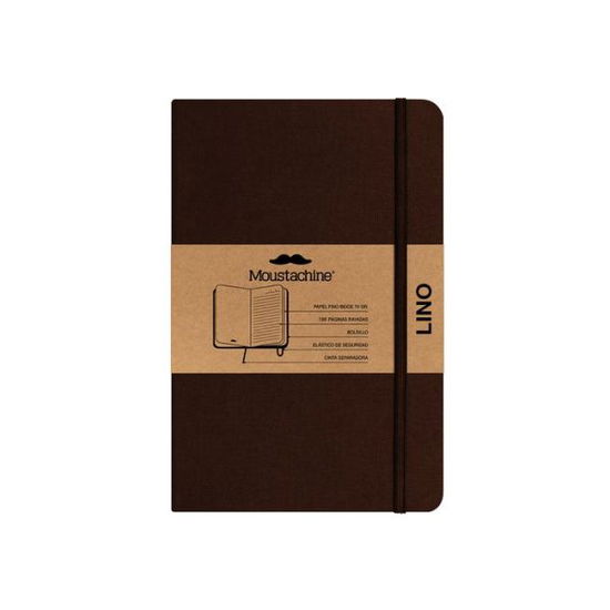 Cover for Moustachine · Moustachine Classic Linen Pocket Brown Ruled Flex (Book) (2024)