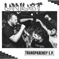 Cover for Unjust · Transparency (7&quot;) (2018)