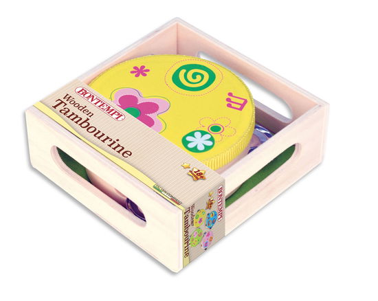 Cover for Bontempi · Wooden Tambourine Pink (Toys)