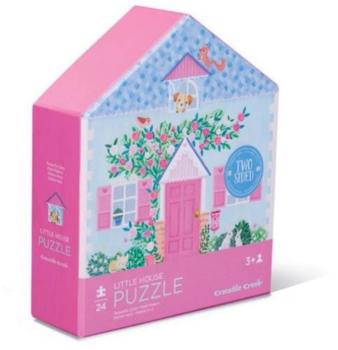 Cover for 24 · 24-delige dubbelzijdige Puzzel - Klein huisje (Little House) (Leksaker)