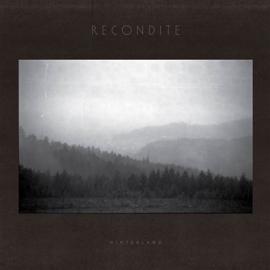 Cover for Recondite · Hinterland 10th Anniversary Edition (Ltd Black Smoke Vinyl) (LP) [Coloured edition] (2024)