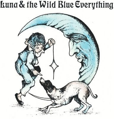 Cover for Mat Kerekes · Luna &amp; the Wild Blue Everything - Seafoam Blue (LP) (2022)