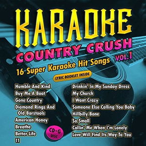 Cover for Karaoke Cloud · Country Crush Vol. 1 (CD) [Digipak] (2016)