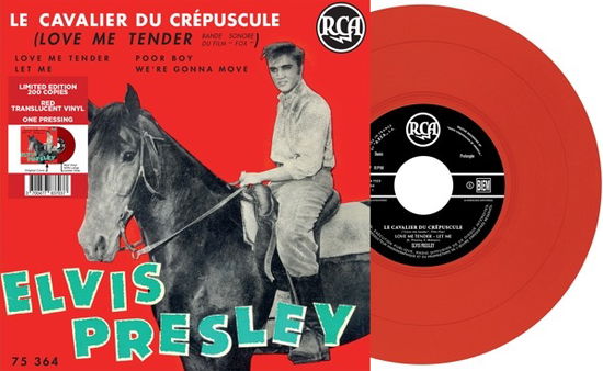 Elvis Presley · EP Étranger N°11 - Le Cavalier Du Crépuscule  Red Vinyl (7") (2024)