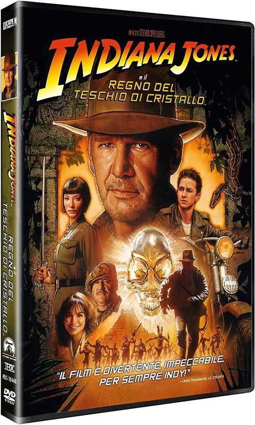 Cover for Indiana Jones E Il Regno Del T · Indiana Jones E Il Regno Del Teschio Di Cristallo (DVD) (2021)