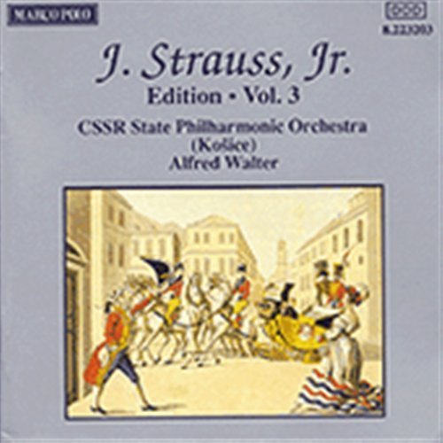 J.Strauss,Jr.Edition Vol.3 - Walter / Staatsphilh.D.CSSR - Musiikki - Marco Polo - 4891030232037 - keskiviikko 26. kesäkuuta 1991