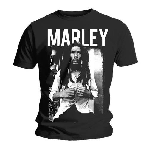 Bob Marley Unisex T-Shirt: Black & White - Bob Marley - Merchandise - Bravado  - 5023209702037 - January 7, 2015