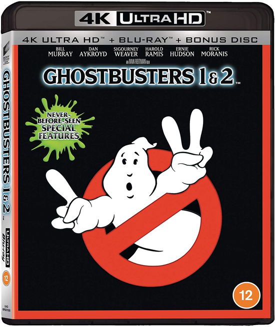 Cover for Ghostbusters / Ghostbusters 2 · Ghostbusters (Original) / Ghostbusters II (Original) (4K Ultra HD) (2020)