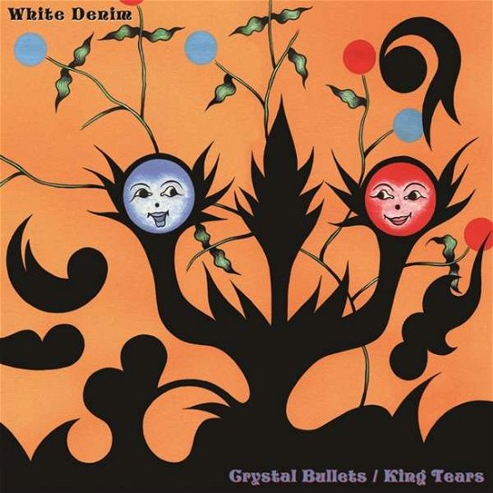 Crystal Bullets / King Tears (Red & Blue Vinyl) - White Denim - Musik - ALTERNATIVE - 5053760071037 - 6. august 2021