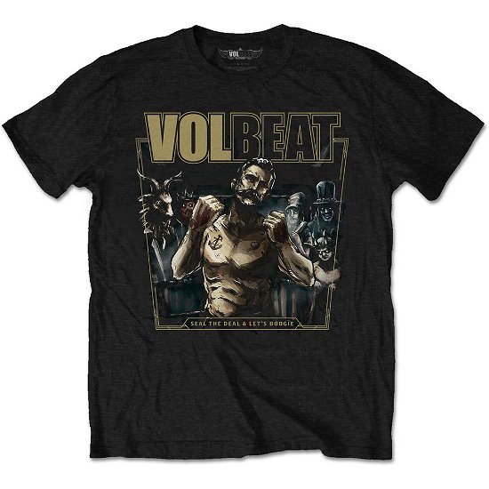 Cover for Volbeat · Volbeat Unisex Tee: Seal the Deal (T-shirt) [size S] [Black - Unisex edition]