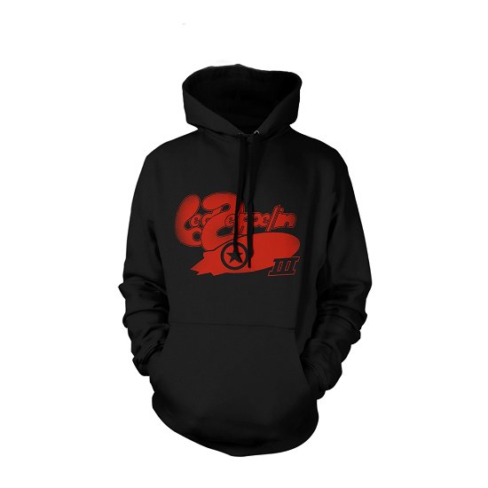 Cover for Led Zeppelin · Lz III Bubble Logo (Hoodie) [size XL] [Black edition] (2019)