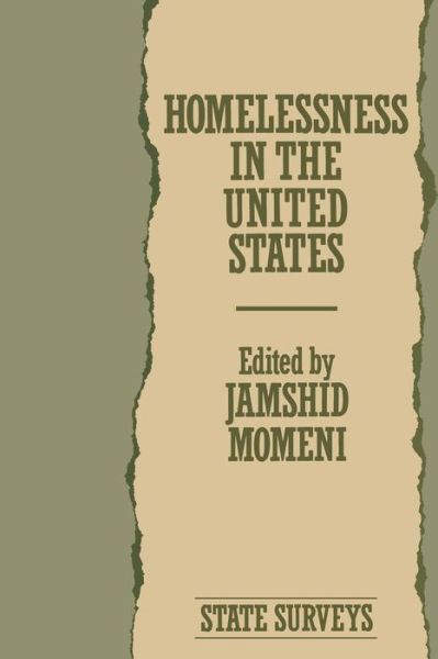 Cover for Jamshid Momeni · Homelessness in the United States: State Surveys (Paperback Book) [New edition] (1990)