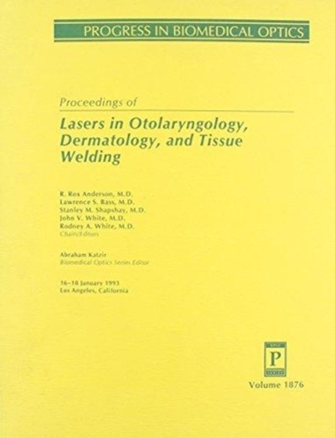 Cover for Anderson · Lasers In Otolaryngology Dermatology &amp; Tissue (Pocketbok) (2006)