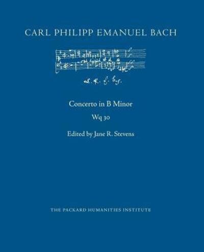 Cover for Carl Philipp Emanuel Bach · Concerto in B Minor, Wq 30 (Taschenbuch) (2019)