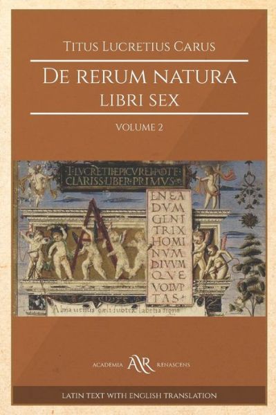 Cover for Titus Lucretius Carus · De Rerum Natura Libri Sex (Taschenbuch) (2019)