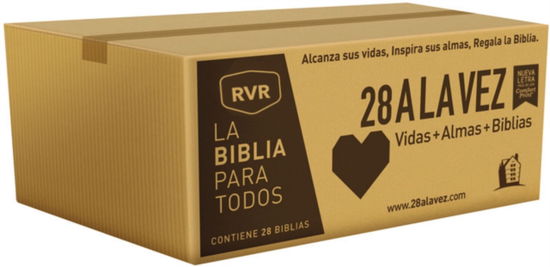 RVR-Santa Biblia - Edicion economica / Paquete de 28 - Revisada Reina Valera Revisada - Books - Vida - 9781418598037 - January 23, 2018