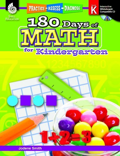 Cover for Jodene Smith · 180 Days of Math for Kindergarten: Practice, Assess, Diagnose (Pocketbok) (2011)