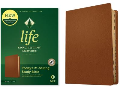 NLT Life Application Study Bible, Third Edition (Red Letter, Genuine Leather, Brown, Indexed) - Tyndale - Books - Tyndale House Publishers - 9781496479037 - August 8, 2023