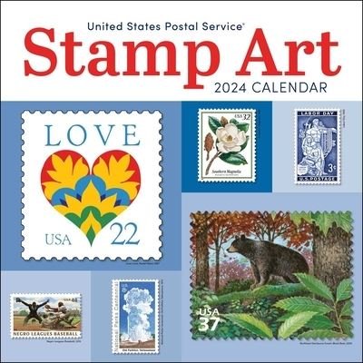 United States Postal Office · United States Postal Service Stamp Art 2024 Wall Calendar (Kalender) (2023)