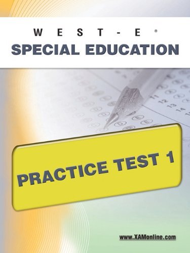 Cover for Sharon Wynne · West-e Special Education Practice Test 1 (Pocketbok) (2011)