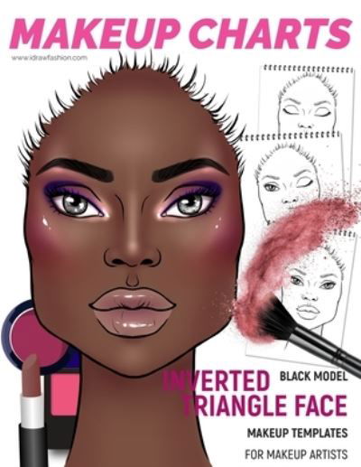 Cover for I Draw Fashion · Makeup Charts - Face Charts for Makeup Artists (Paperback Bog) (2019)