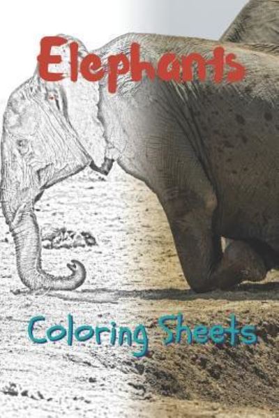 Elephant Coloring Sheets - Julian Smith - Kirjat - Independently Published - 9781797637037 - keskiviikko 20. helmikuuta 2019