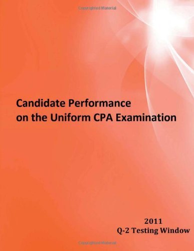 Cover for Nasba · Candidate Performance on the Uniform Cpa Examination: 2011 Window Q-2 (Paperback Book) (2011)