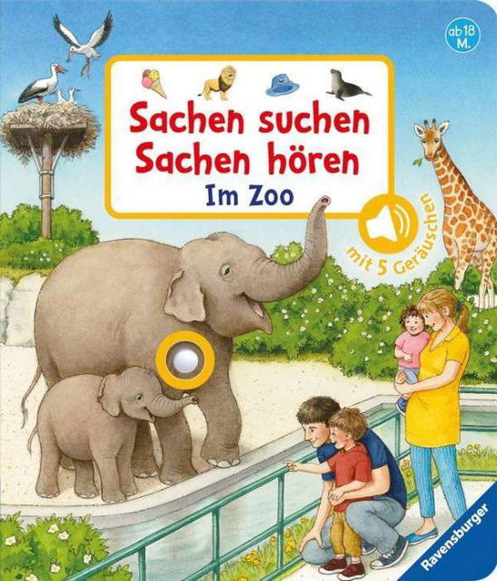 Sachen suchen, Sachen hören: Im Zoo - Frauke Nahrgang - Produtos - Ravensburger Verlag GmbH - 9783473438037 - 